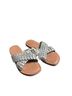 Universal Thread Silver Gray Brown Sandals Size 6 - photo 1
