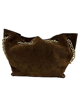 Nanushka Nanushka Chain Strap Tote Bag in Brown Suede (view 1)