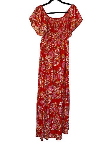 Flying Tomato Off The Shoulder Smocked Dress Casual Dress (view 2)