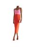 Express Color Block Pink Orange Cocktail Dress Size XL - photo 1