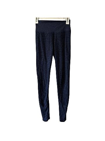 Alo Yoga Alosoft Heathered Navy Lounge Legging Leggings (view 2)