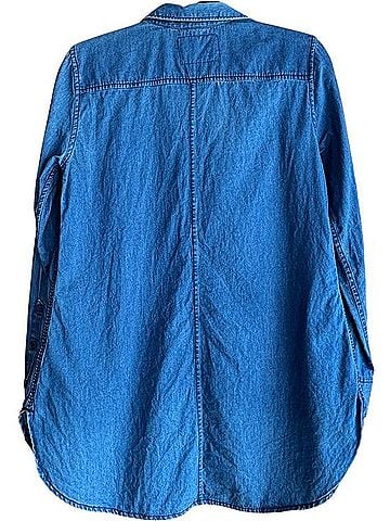 Holding Horses Anthropologie Holding Horses denim tunic shirt Long Sleeve Button-Down Shirt (view 2)