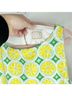 Sail to Sable Print White Yellow Casual Dress Size M - photo 3