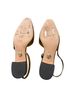 Veronica Beard 100% Leather Gold Black Heels Size 7 1/2 - photo 2