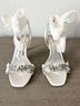 Badgley Mischka White Heels Size 6 1/2 - photo 4