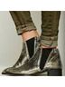 Free People Silver Gray Ankle Boots Size 6 - photo 5