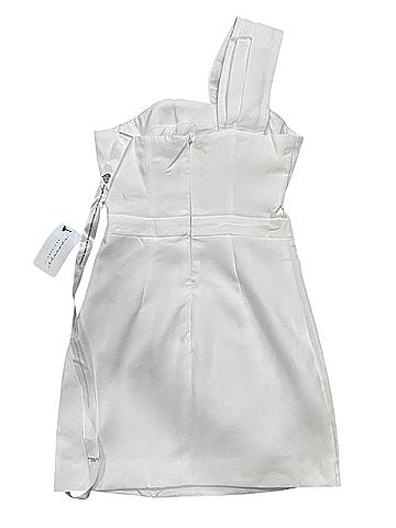 American Threads One Shoulder Twist Mini Cocktail Dress (view 2)