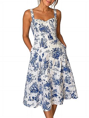 Avec Les Filles Tolia sea creatures Casual Dress (view 1)