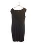 Anne Klein Solid Black Cocktail Dress Size 14 - photo 1