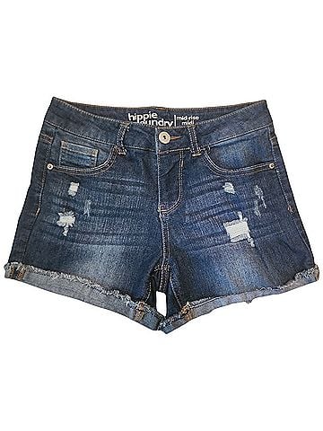 Hippie Laundry mid-rise midi Denim Shorts (view 1)