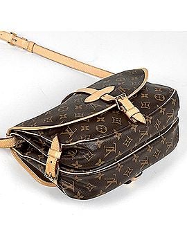 Louis Vuitton Louis Vuitton Saumur MM Crossbody Shoulder Bag, Monogram Brown, M40710, Women's (view 2)