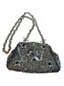 Mary Frances Floral Silver Gray Clutch One size - photo 1
