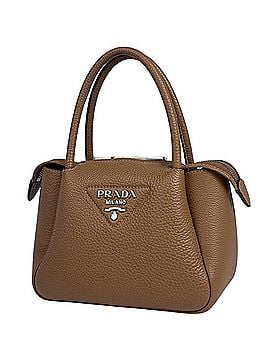 Prada Prada PRADA Logo Handbag 2-Way Leather Brown 1BA362 Women's (view 1)