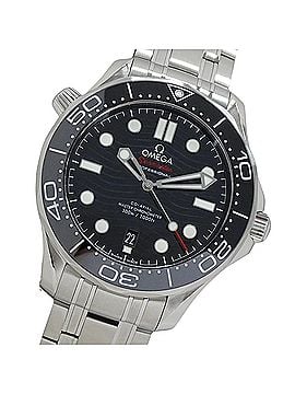Omega Omega Seamaster Diver 210.30.42.20.01.001 Men's Watch, Brand Name, 300m Water Resistance, Date Display, Co-Axial Automatic Movement, Stainless Steel (SS), Silver/Black Case, Open Caseback (view 1)
