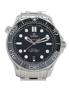 Omega Omega Seamaster Diver 210.30.42.20.01.001 Men's Watch, Brand Name, 300m Water Resistance, Date Display, Co-Axial Automatic Movement, Stainless Steel (SS), Silver/Black Case, Open Caseback (view 2)