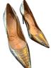 Sam Edelman Gold Heels Size 9 1/2 - photo 1