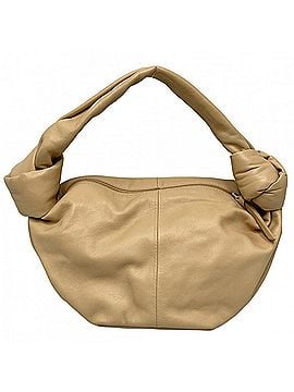 Bottega Veneta Bottega Veneta handbag for women, double knot design, leather, brown, gold hardware. (view 1)