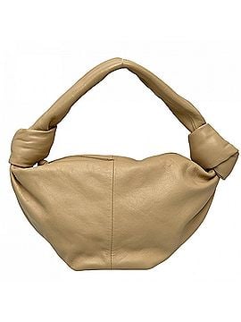 Bottega Veneta Bottega Veneta handbag for women, double knot design, leather, brown, gold hardware. (view 2)
