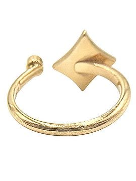 Louis Vuitton Louis Vuitton Women's Monogram Bague Ring, Fork Jewelry, 18K Gold, Approx. 3.3g (view 2)
