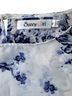Sunny Girl 100% Polyester Floral Blue White Sleeveless Blouse Size XL - photo 3