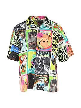 Loewe Loewe x Paula's Ibiza Printed Button-Down Shirt in Multicolor Cotton (view 1)