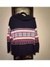 Talbots Fair Isle Multi Color Black Pullover Sweater Size XL - photo 3