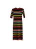 Alice + Olivia Stripes Multi Color Cocktail Dress Size 4 - photo 1