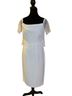 Kay Unger 88% Polyester 12% Spandex 100% Polyester 100% Polyester White Cocktail Dress Size 4 - photo 1