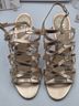 Vince Camuto 100% Leather Gold Heels Size 8 - photo 5