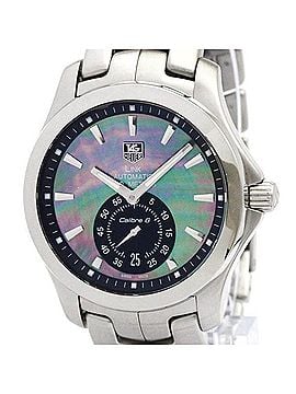 TAG Heuer TAG HEUER Link Limited Edition Black MOP Steel Watch WJF211K Polished (view 1)