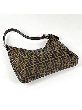 Fendi Fendi Zucca pattern shoulder bag, one-shoulder, canvas, brown, 26569, women's. (view 2)