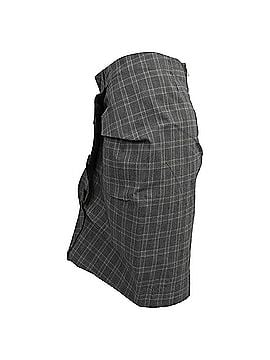 Isabel Marant Isabel Marant Étoile Noora Prince of Wales-Checked Skirt in Grey Cotton (view 2)
