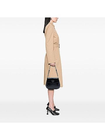 Prada Spazzolato Leather Cleo Flap Shoulder Bag (view 2)