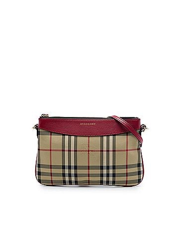 Burberry Haymarket Check Nylon Peyton Crossbody (view 1)