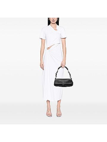 Prada Vitello Daino Flap Shoulder Bag (view 2)