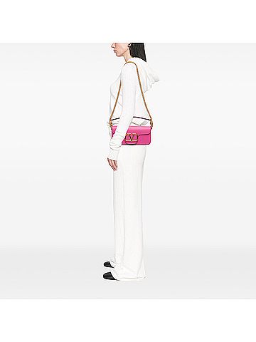 Valentino Medium Calfskin VLogo Loco Satchel (view 2)
