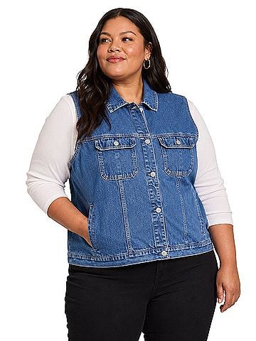 Eddie Bauer Denim Vest (view 1)