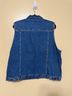 Eddie Bauer 100% Cotton Solid Blue Denim Vest Size XXL - photo 5