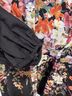 Aqua 100% Polyester 70% Polyester 30% Spandex Floral Black White Cocktail Dress Size S - photo 4