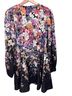 Aqua 100% Polyester 70% Polyester 30% Spandex Floral Black White Cocktail Dress Size S - photo 2