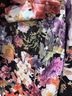 Aqua 100% Polyester 70% Polyester 30% Spandex Floral Black White Cocktail Dress Size S - photo 6