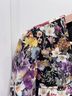 Aqua 100% Polyester 70% Polyester 30% Spandex Floral Black White Cocktail Dress Size S - photo 5
