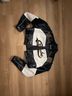 Cubanas 100% Faux Leather Black White Leather Jacket Size S - photo 4