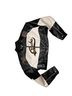 Cubanas 100% Faux Leather Black White Leather Jacket Size S - photo 2