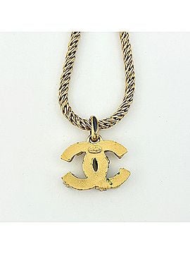 Chanel Chanel Coco Mark Necklace GP Gold Women's (view 2)