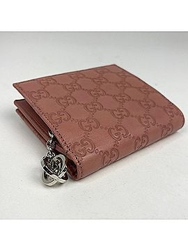 Gucci Gucci GUCCI Guccissima Bi-fold Wallet GG Pattern Shima Leather Pink 233022 Women's (view 2)