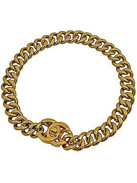 Chanel Chanel Coco Mark Chain Necklace Turnlock GP Gold Women's (view 1)