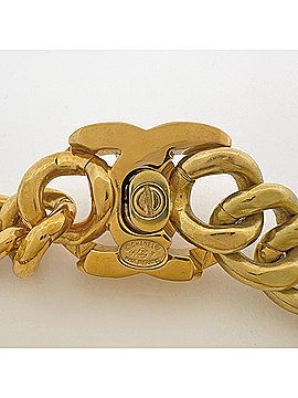 Chanel Chanel Coco Mark Chain Necklace Turnlock GP Gold Women's (view 2)