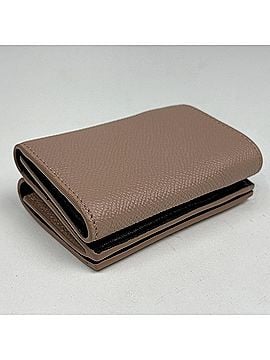 Balenciaga Balenciaga BALENCIAGA Logo Compact Wallet Everyday Tri-fold Leather Pink 558208 Women's (view 2)