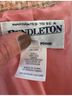 Pendleton 100% Wool Pink Orange Blazer Size 14 - photo 8